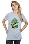 Aquaman The Trench Crest Cotton Boyfriend T-Shirt