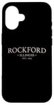 Coque pour iPhone 16 Rockford IL - Simple Rockford IL