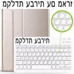 (Tab A8 10.5 2021Hebrew Keyboard) Suojakuori Samsung Galaxy Tab A8 10.5 A7 10.4 Keyboard Case Tab A 10.1 2019 Kansi venäjä espanja englanti arabialainen näppäimistö Funda