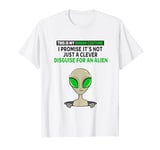 Alien Fancy Dress Idea For Adults & Lazy Alien Halloween T-Shirt