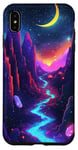 iPhone XS Max Mystic Crescent River Night Landscape Case