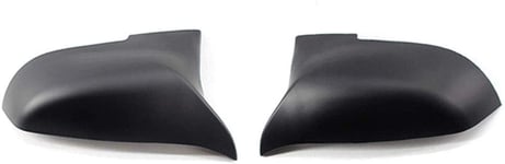 ZHAOOP Car Mirror Cover Rearview Caps Carbon Fiber Car Rearview Mirror Caps Fit ,For BMW F30 F34 F35 F20 F22 F23 F32 F33 F36 E84 1 2 3 4 Series X1 Car Side Mirror Cover (Color : Carbon Fiber)-Matte Black