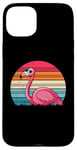 Coque pour iPhone 15 Plus Flamant rose rétro drôle flamant rose