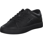 Calvin Klein Jeans Men Cupsole Trainers with Logo, Multicolor (Triple Black), 45