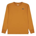 Levi's Boys Lvb L/S Batwing Chesthit Tee Tshirt, Orange, 16 Years UK