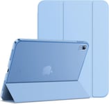 Coque Pour Ipad 10 (10,9 Pouces, Mod¿¿Le 2022, 10¿¿Me G¿¿N¿¿Ration), Support Mince Dos Dur Housse ¿¿Tui Avec Veille/R¿¿Veil Automatique (Bleu)