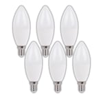 Lot 6 Ampoules LED connectées E14 (LuzE) 2700/6500k 400LM 5W WiFi - Voltman