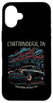 Coque pour iPhone 16 Plus Chattanooga TN USA Voiture Classique Industrielle Muscle Design