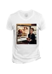 T-Shirt Homme Col V Alfred Hitchcock Tete Dans Un Frigo Cinema Realisateur