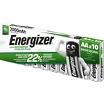 10 Piles Rechargeables AA / HR6 2000mAh Energizer Power Plus