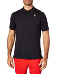 Nike Men's M NKCT POLO HERITAGE Shirt, black (black / white), S