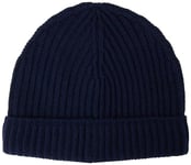 United Colors of Benetton Men's Cap 1302u0724 Winter Accessory Set, Dark Blue 016, S