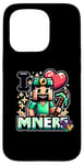 iPhone 15 Pro I heart Miners - I love Miners for valentines day him & her Case