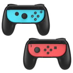 2 Black Controller Grip Handles For Nintendo Switch Joy-con