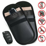 2 X Car Key Signal Blocker Pouch, Faraday Bag For Car Keys, Rfid Key Pouch,