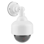 Dummy Camera Dome Shape Flashing LED Realistic CCTV Camera For Home Security GDS