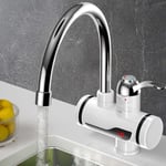 Kitchen Bathroom Electric 360°Water Tap Heater Hot Fast Instant Heat LED Faucet