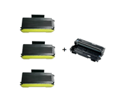 3 x Toner 1x Drum Unit fit Brother DR3100 TN3170