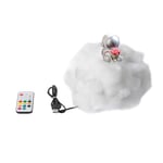 jieGorge LED Colorful Clouds Astronaut Lamp With Rainbow Effect As Children's Night Ligh, Home Decor for Easter Day (B)