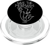 Disney The Little Mermaid Ariel Save The Mermaids Outline PopSockets PopGrip pour MagSafe