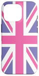 iPhone 16 Pro Purple and Pink, United Kingdom The Union Jack Flag Case