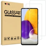 WFTE [2-Pack] Screen Protector for Xiaomi 11T Pro/11T/Samsung Galaxy A72,Dust-Free Premium Tempered Glass Screen Protector For Samsung Galaxy Samsung Galaxy A72/M51