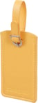 Samsonite Global Travel Accessories Rectangle Luggage Tag, 10.2 Cm, Yellow (Sunf