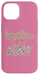 Coque pour iPhone 14 Smoking Hot Aunt Pink Cheetah Leopard Sexy Aunt