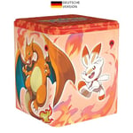 Pokémon Sammelkartenspiel Boîte empilable, Feuer-Stapel-Tin-Box: Glurak, Dracaufeu