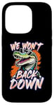 Coque pour iPhone 14 Pro We Won't Back Down Vintage Swamp Gator