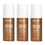 3 - PACK Goldwell StyleSign Roughman Matte Cream Paste 100ml