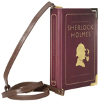 Well Read Sherlock Holmes Book Cross Body Shoulder Handbag Dust Bag Large Vegan