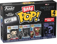 Funko Bitty POP! - Marvel Infinity Saga - Loki, Black Panther, Iron Man - 4 Pack