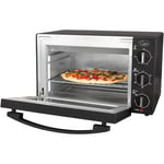 Quest 1500W 20Litre Stainless Steel Electric Multi Function Rotisserie Mini Oven