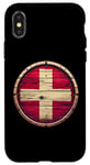 Coque pour iPhone X/XS Drapeau vintage de la Suisse vieilli Proud Swiss Patriot