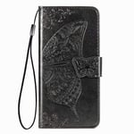 FTRONGRT Case for Oppo A54 5G, Wallet Flip Cover with Mobile Phone Holder and Card Slot,Magnetic PU leather wallet case for Oppo A54 5G-Black