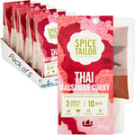 The Spice Tailor - Asian Curry Sauce Meal Kit, Thai Massaman Curry, Pack of 5, Vegetarian