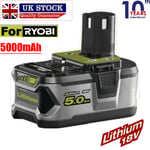 NEW For Ryobi  Battery One P108 18 Volt 5Ah Li-Ion High Capacity Battery