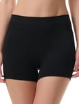 adidas Women's High Waist Shortie Underwear, Black, S