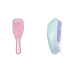 Tangle Teezer | Brosse à cheveux démêlante humide pour cheveux secs et humides | Pour tous les types de cheveux | Rouge framboise & Tangle Teezer Brosse démêlante pour cheveux fins et fragiles