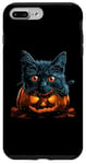 iPhone 7 Plus/8 Plus Black Cat Halloween Costume Pumpkin For Women Case