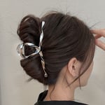 Hair Claw Clip Wave Shape Pure Color Hair Twisted Claw Clips Alloy For