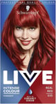 Schwarzkopf LIVE Colour + Lift Deep Red Permanent Hair Dye L75, Vibrant Deep Red