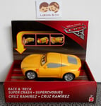 DISNEY Pixar CARS 3 VOITURE RACE & RECK SUPER CRASH SUPERCHOQUES CRUZ RAMIREZ