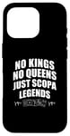 Coque pour iPhone 16 Pro No Kings No Queens Just Scopa Legends Jeux de cartes drôles Scopa