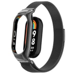 Xiaomi Smart Band 9/8 Armband Milanese Loop Metall Svart