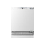 Hisense RUR156D4AWE Built-in under-counter fridge with 4 star freeze zone, 121L Capacity 59.5 × 81.8 × 54.5 cm (W×H×D) White