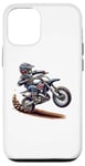 iPhone 12/12 Pro Kids Dirt Bike Motocross Rider Racing Boys Girls Bikers Case