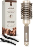 AIMIKE Round Hair Brush, Nano Thermal Ceramic & Ionic Tech Round Brush, Blow Dry