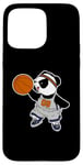 iPhone 15 Pro Max Basketball Panda Bear Slam Dunk Funny Kids Sports Exercise Case